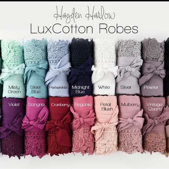 $7 - White Bridal Robe - Picture 5 of 6